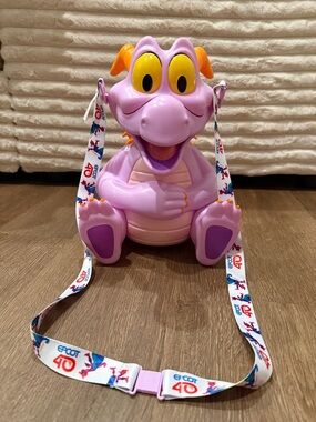 NWOT Disney EPCOT Figment Popcorn Bucket